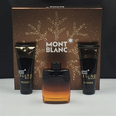 mont blanc legend gift set.